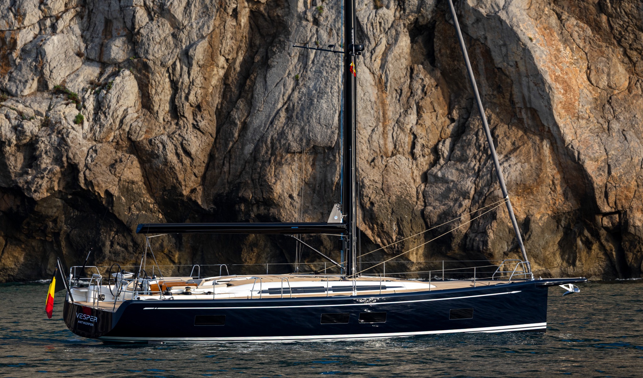 Swan 51 sailing yacht at sea